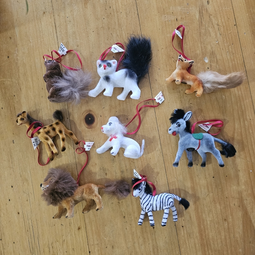 Noah's Arc Christmas Animals - 8 mini 2 inch animals NWT